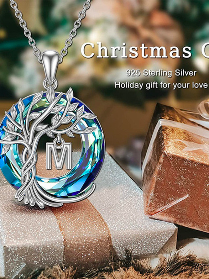 Life Tree Letters Necklace