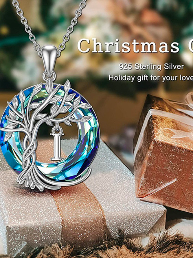 Life Tree Letters Necklace