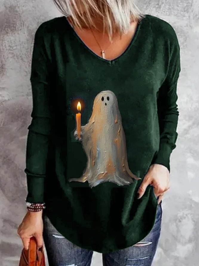 Spooky Halloween Graphic T-Shirt Creepy Goth Horror Tee