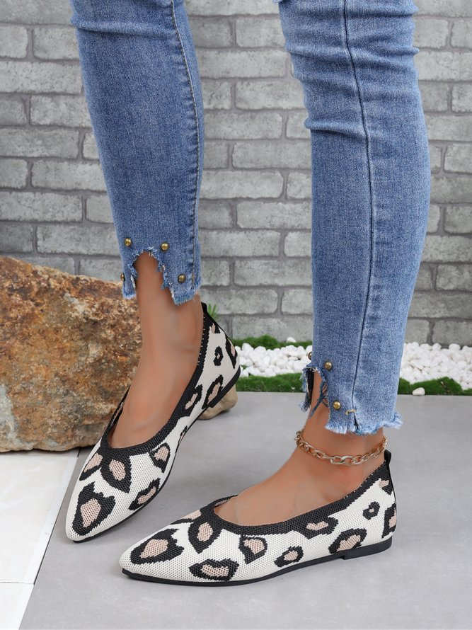 Casual Color Block Comfy Insole Shallow Shoes