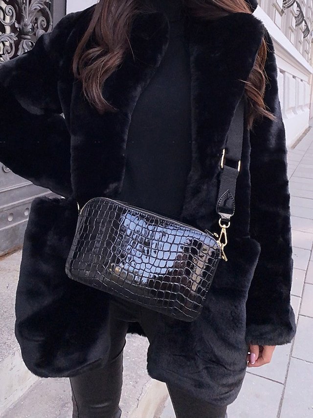 Loose Casual Plain Fluff/Granular Fleece Fabric Teddy Jacket