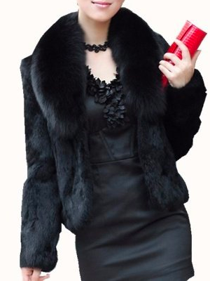 Loose Elegant Winter Faux Fur Coat