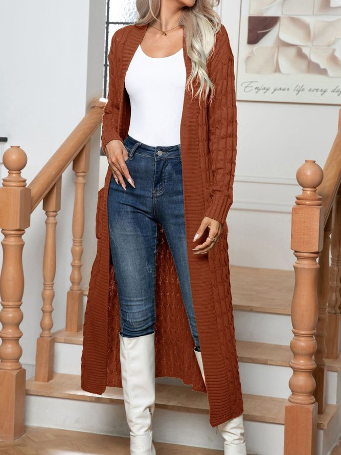 Wool/Knitting Casual Cardigan