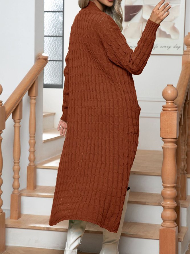 Wool/Knitting Casual Cardigan