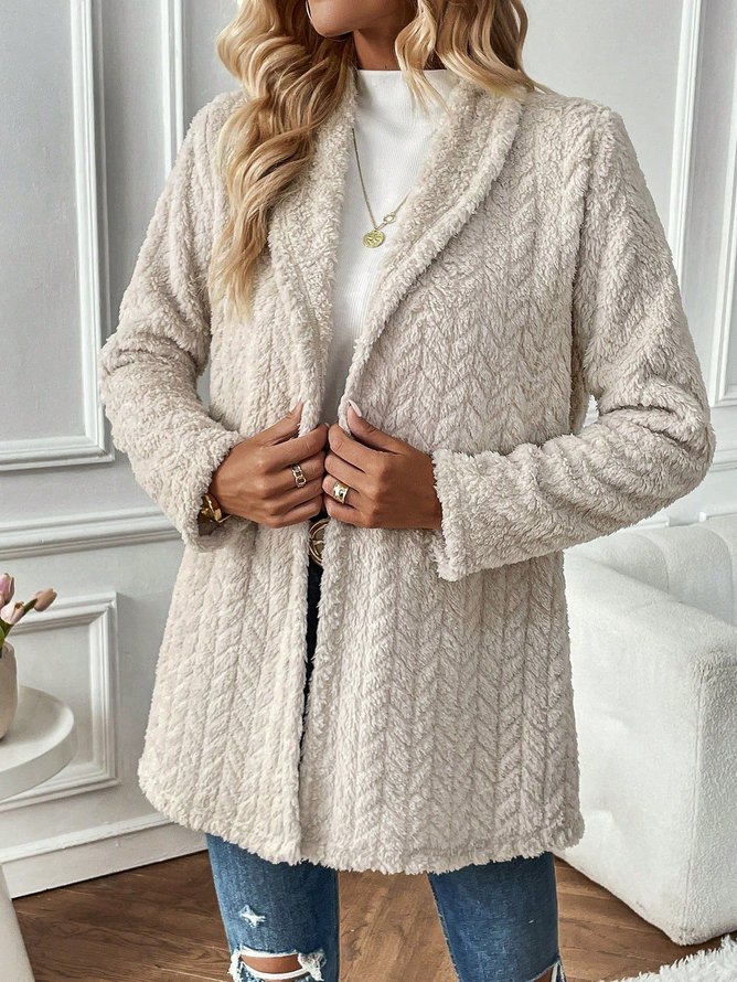 Casual Loose Hoodie Teddy Jacket