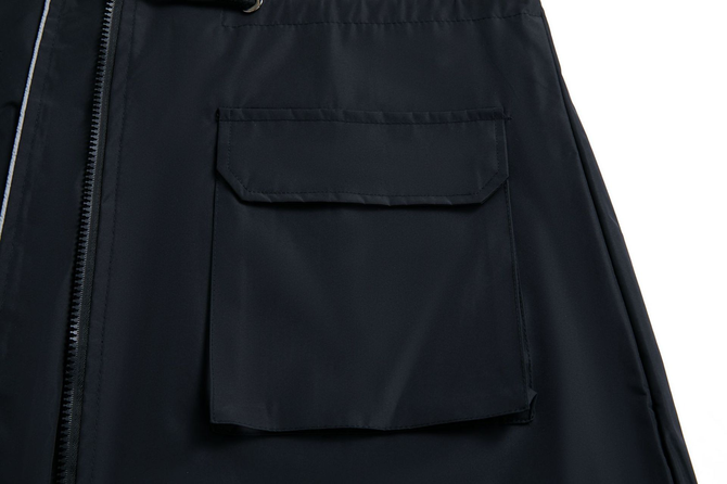 Hoodie Loose Plain Casual Trench Coat