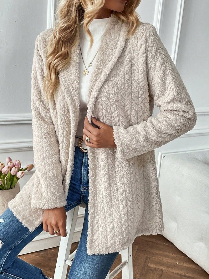 Casual Loose Hoodie Teddy Jacket