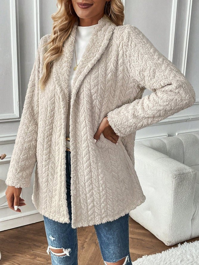 Casual Loose Hoodie Teddy Jacket