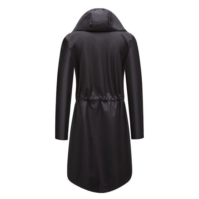 Hoodie Loose Plain Casual Trench Coat