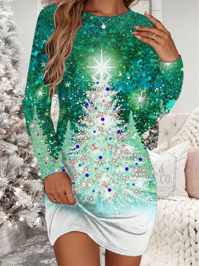 Snowflake Casual Dress