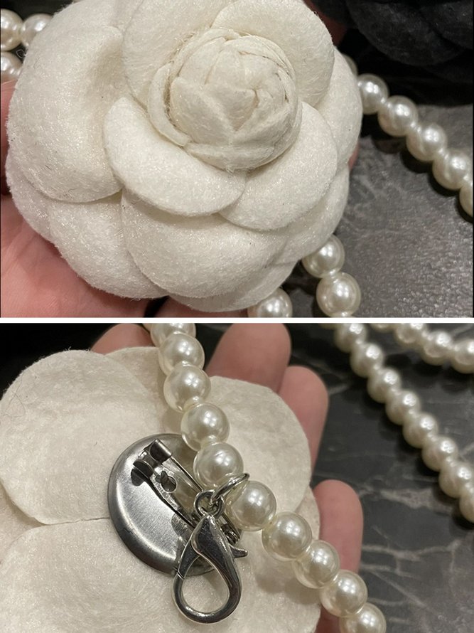 Side view of Women Floral All Season Elegant Wedding Plastic Belts