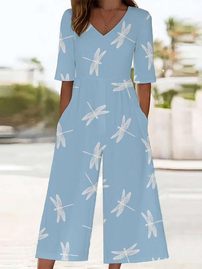 Women Dragonfly Casual Jumpsuits-image-16736770