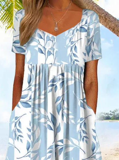 Side view of Women Floral Casual Jumpsuits