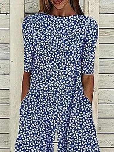 Side view of Women Floral Casual Jumpsuits