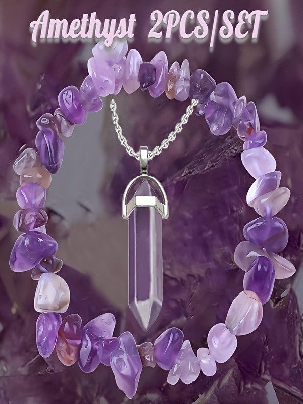 Women Purple Alzheimer's Awareness Color Block Casual All Season Split Joint Going Out Vintage Style Pendant Necklaces Crystal Necklaces-image-16823654