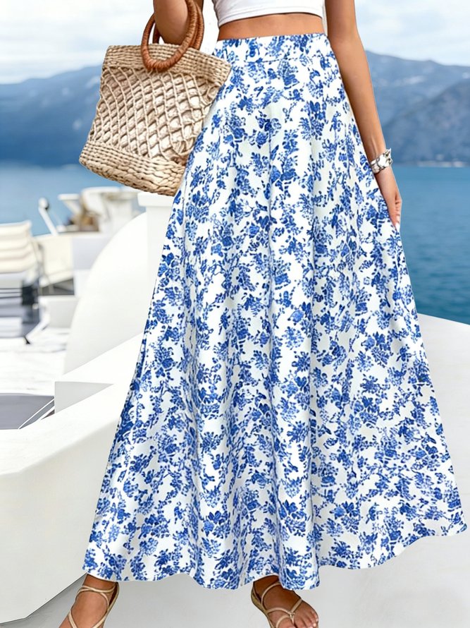 Women Floral Casual Skirt-image-17106758