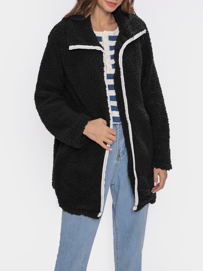 black long sleeve teddy
