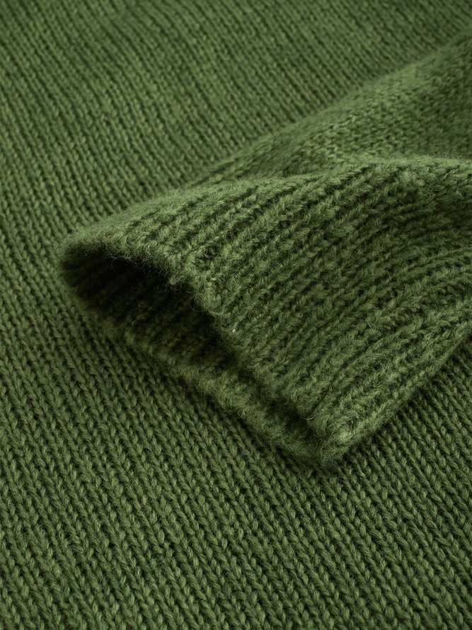 Shift Cotton-Blend Jacquard Casual Sweater