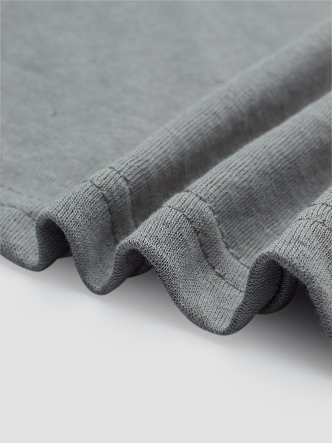 JFN V Neck Solid Basic Top
