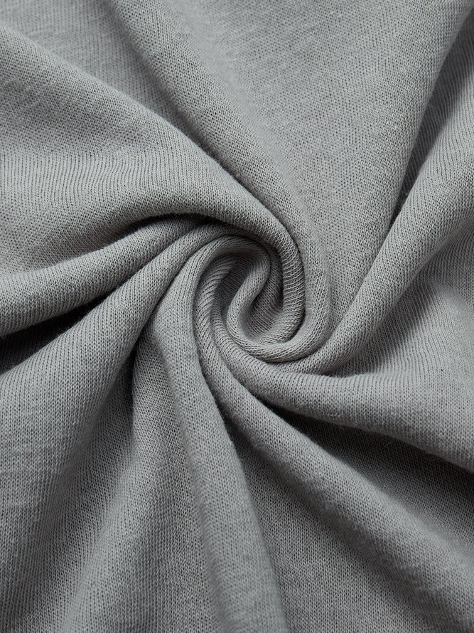 JFN V Neck Solid Basic Top