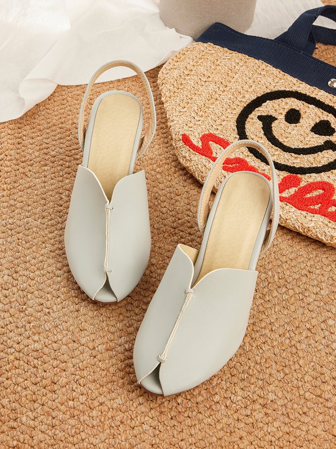 JFN  Women's Elegant Casual Peep Toe Sandals