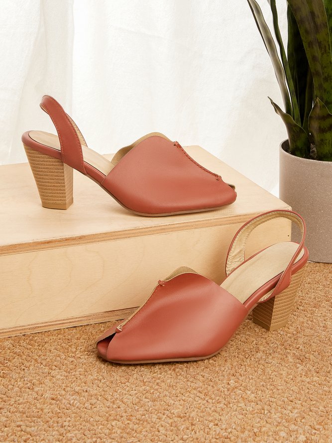 JFN  Women's Elegant Casual Peep Toe Sandals
