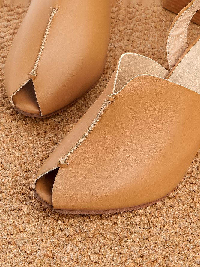 JFN  Women's Elegant Casual Peep Toe Sandals
