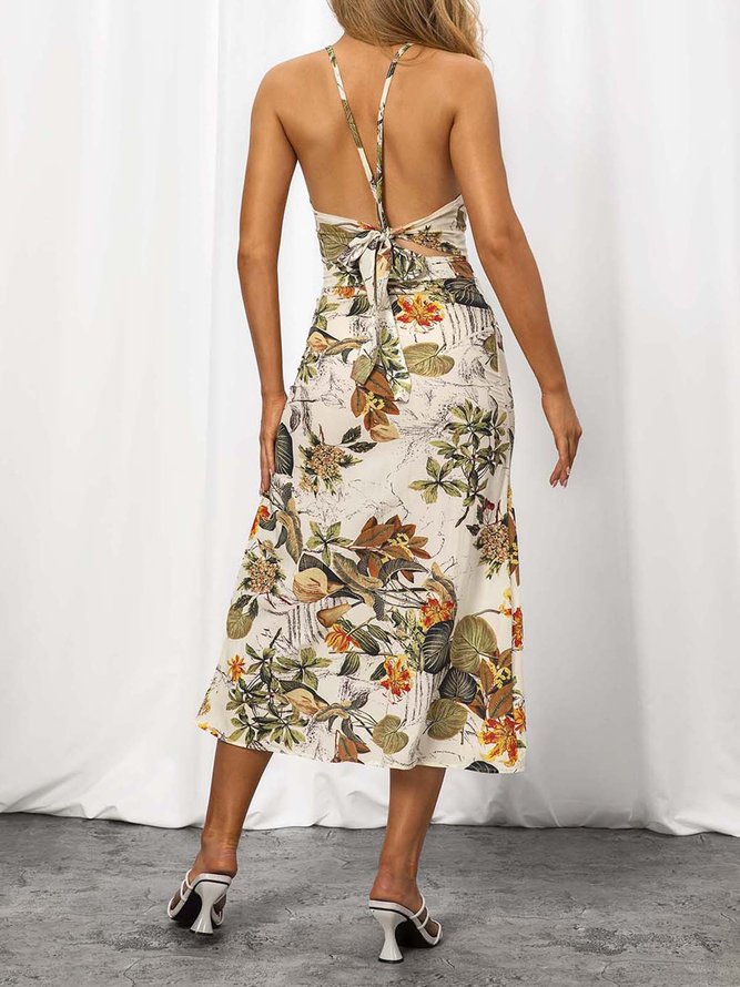 A-Line Holiday Floral Two Piece Sets