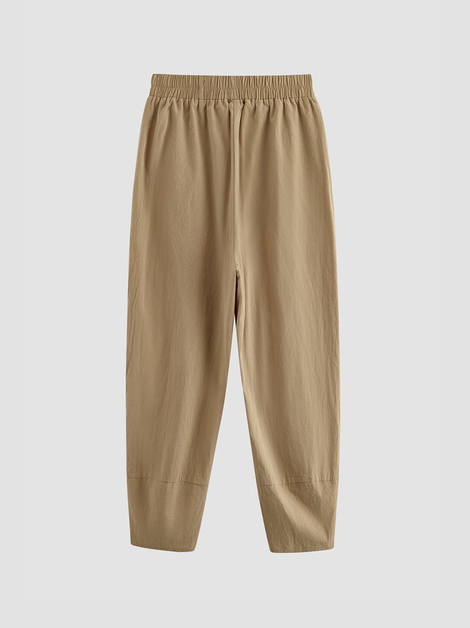 JFN Solid Casual Pants