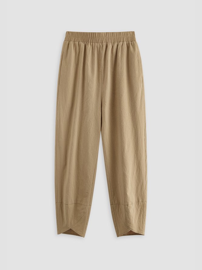 JFN Solid Casual Pants