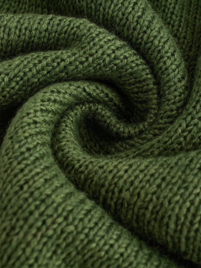 Shift Cotton-Blend Jacquard Casual Sweater