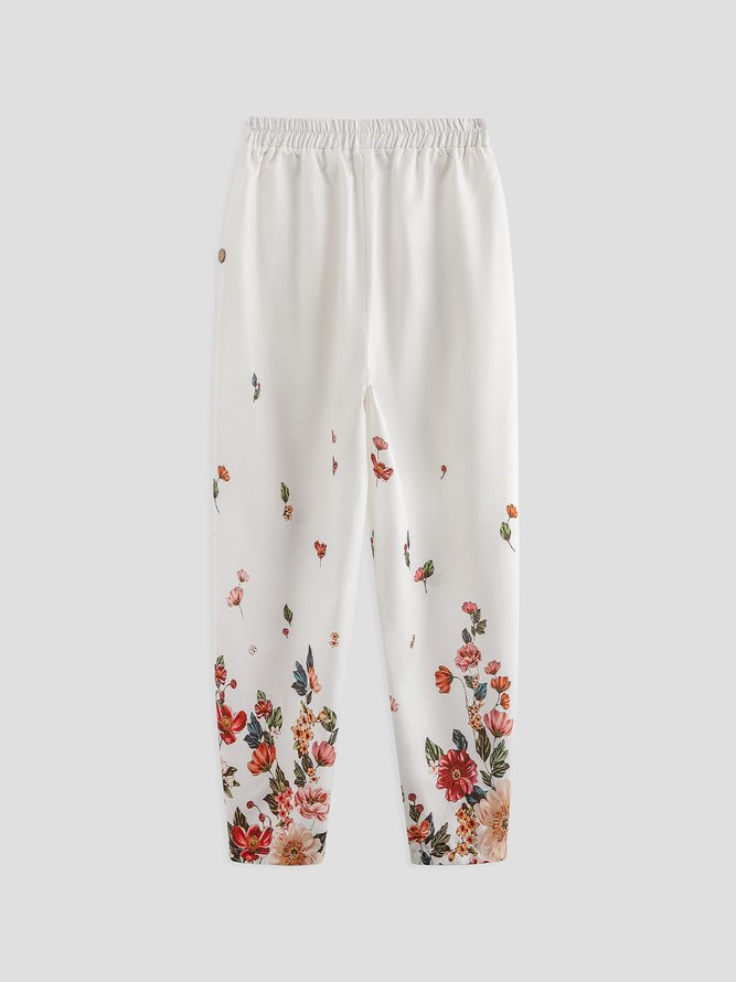 JFN Floral Casual Pants