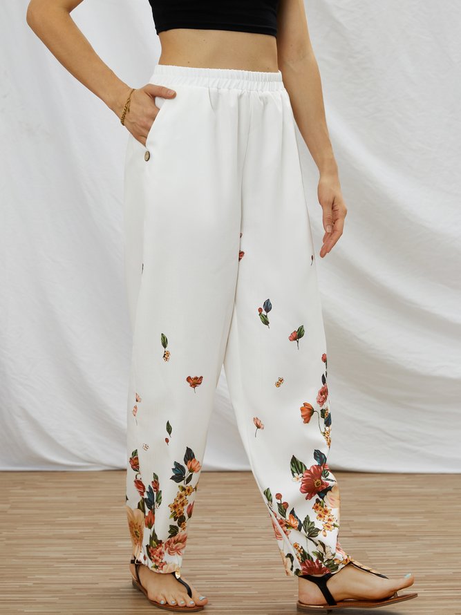 JFN Floral Casual Pants