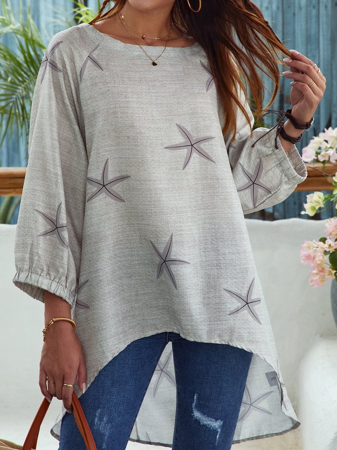 Casual Cotton-Blend Tops