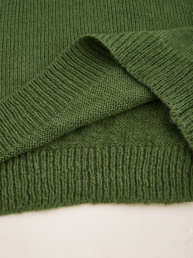 Shift Cotton-Blend Jacquard Casual Sweater