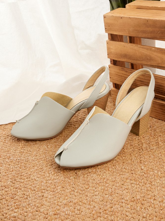 JFN  Women's Elegant Casual Peep Toe Sandals
