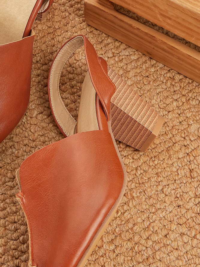 JFN  Women's Elegant Casual Peep Toe Sandals