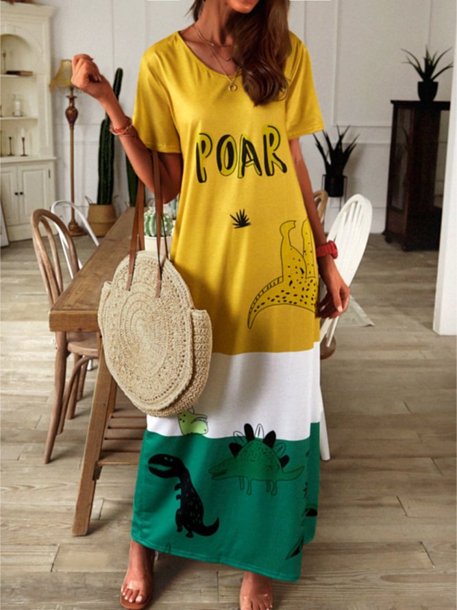 V Neck Short Sleeve Boho Dresses Dresses Justfashionnow Casual Dresses 1 Boho Dresses Beach