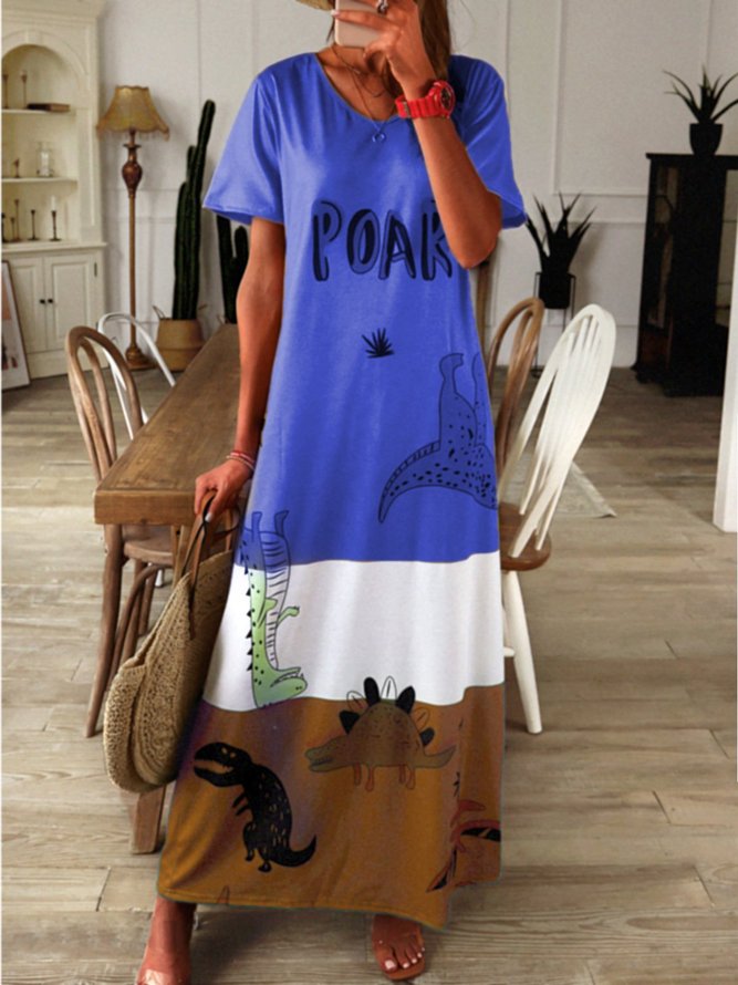 V Neck Short Sleeve Boho Dresses Dresses Justfashionnow Casual Dresses 1 Boho Dresses Beach