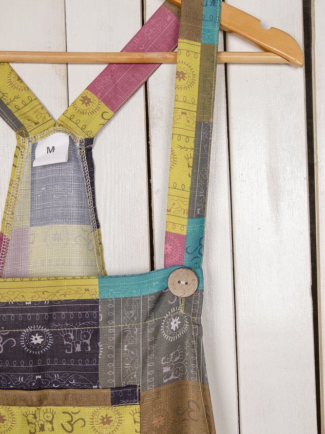 Tribal Color-Block Jumpsuit & Romper
