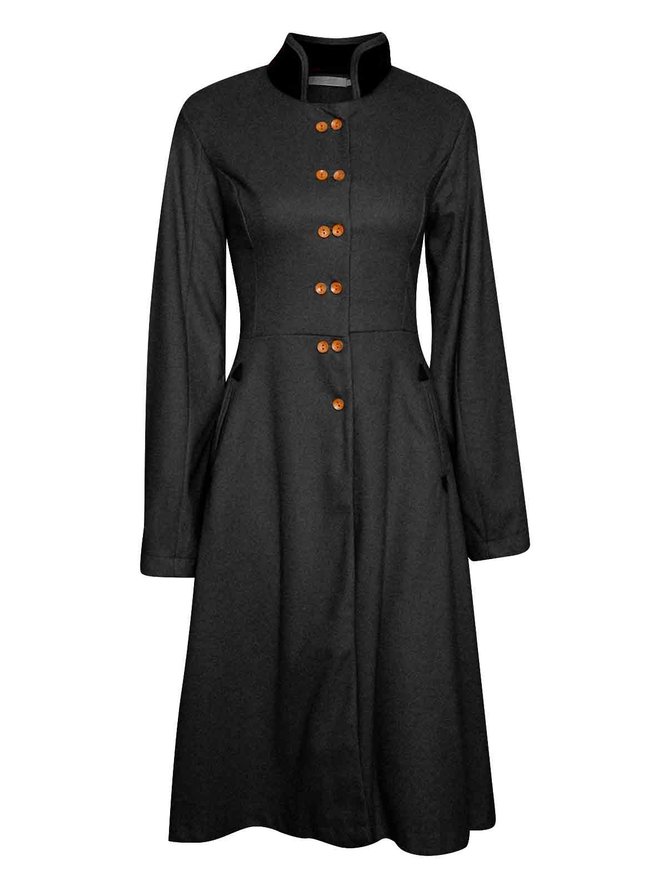Tweed Vintage Long Sleeve Overcoat