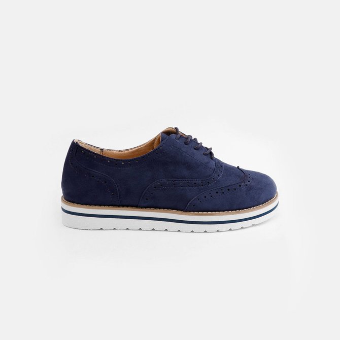JFN Women's Lace Up Perforated Oxfords Shoes Casual Shoes