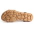 JFN  Flower Bead Knitting Slip On Flat Beach Outdoor Sandals