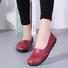 Slip On Leather Daily Casual Flats