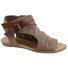 Women Plus Size Denim Cloth Adjustable Buckle Sandals