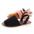 JFN  Summer Women Flip FlopArtificial Suede Peep Plus Size Toe Slip on Sandals