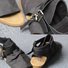 Women Plus Size Denim Cloth Adjustable Buckle Sandals