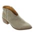 Women Deep V Sexy Booties Casual Comfort Zipper Shoes