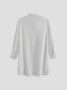 Loosen Casual People Shirt Collar Long sleeve women Dress