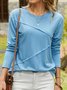 Fit splicing design, versatile T-shirt